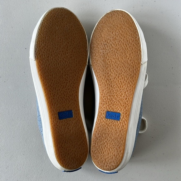 Keds Denim Canvas Sneakers Dream Foam Insole Size US 6 - Picture 12 of 17